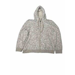 Soho Thread's Women's Jacket XXL Leopard Fluffy  Hoodie Pockets Sweatshirt